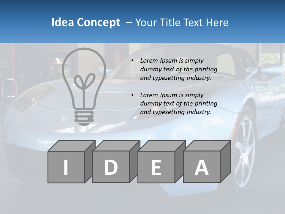Car Corporation Vehicle PowerPoint Template