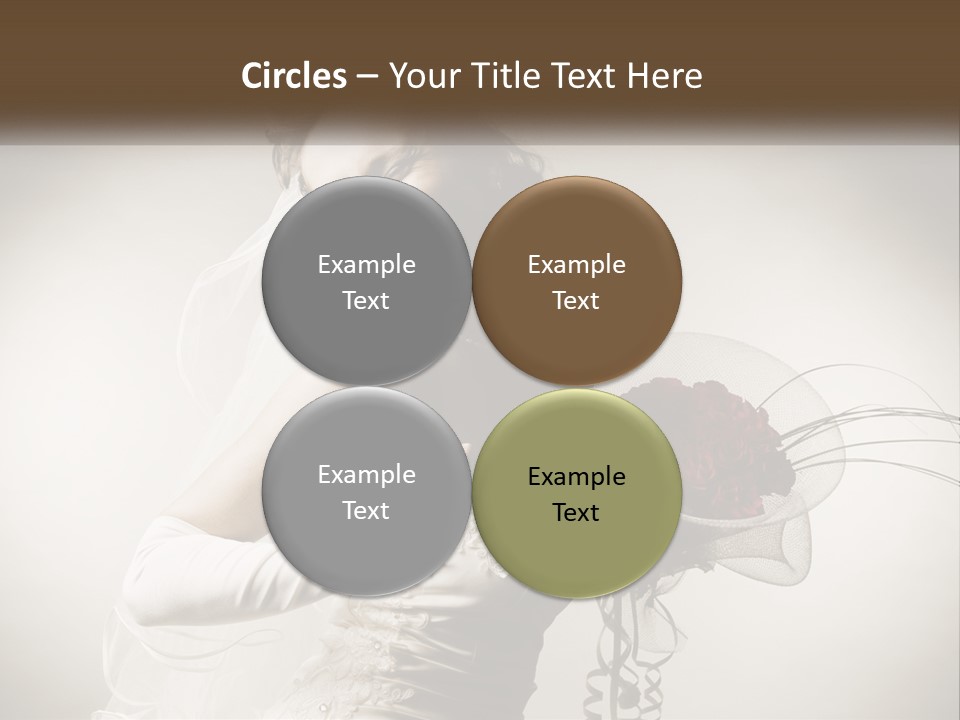 Model Woman Femininity PowerPoint Template