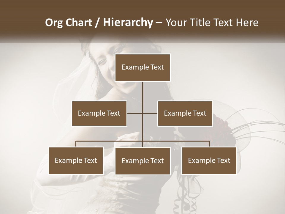 Model Woman Femininity PowerPoint Template