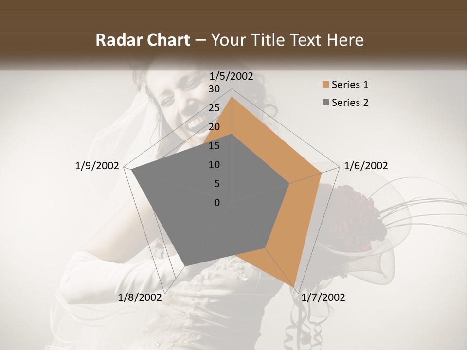 Model Woman Femininity PowerPoint Template