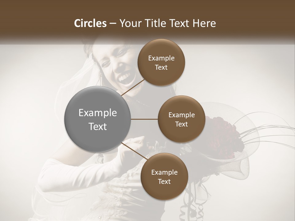 Model Woman Femininity PowerPoint Template