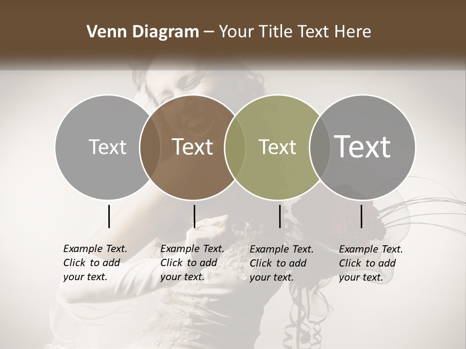 Model Woman Femininity PowerPoint Template