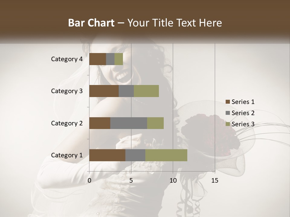 Model Woman Femininity PowerPoint Template