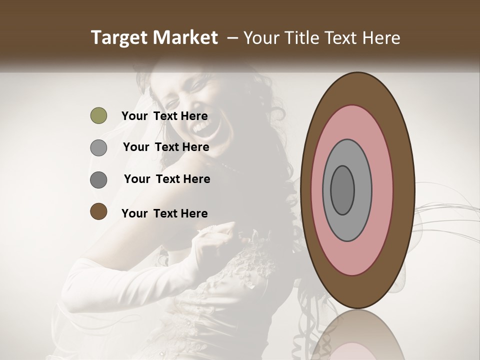 Model Woman Femininity PowerPoint Template