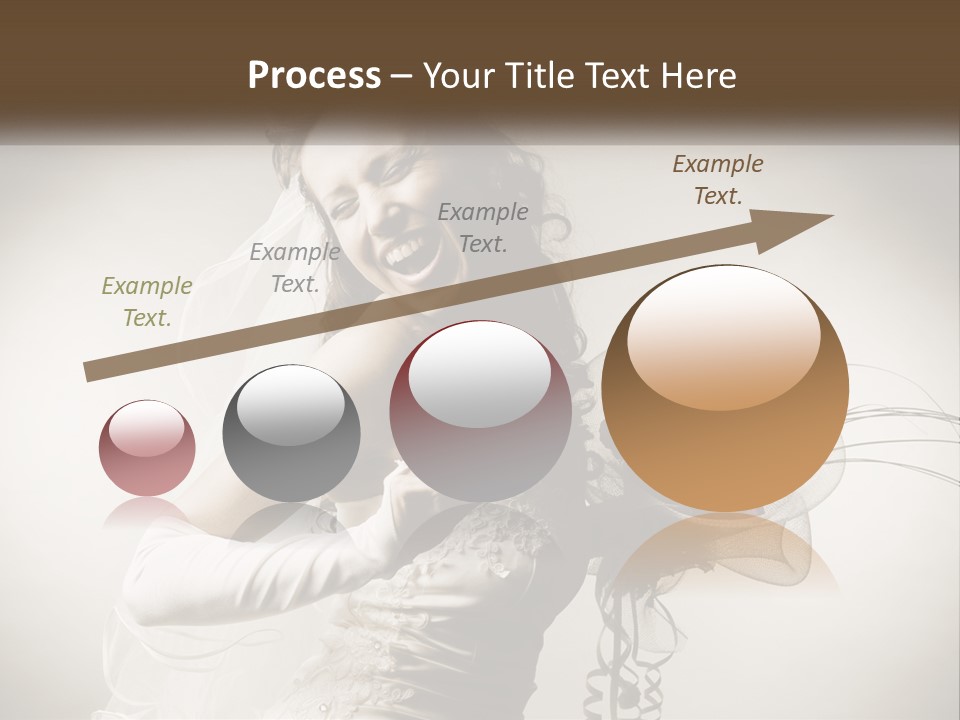 Model Woman Femininity PowerPoint Template
