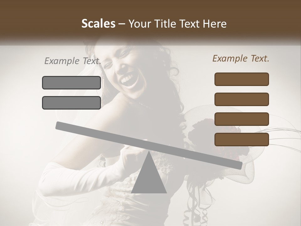 Model Woman Femininity PowerPoint Template