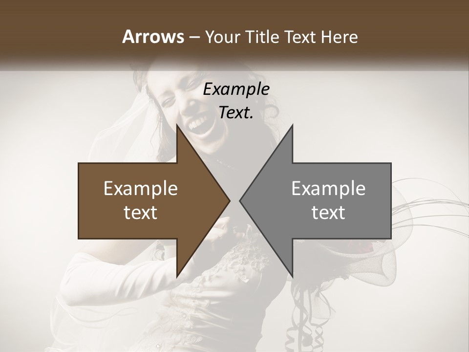 Model Woman Femininity PowerPoint Template