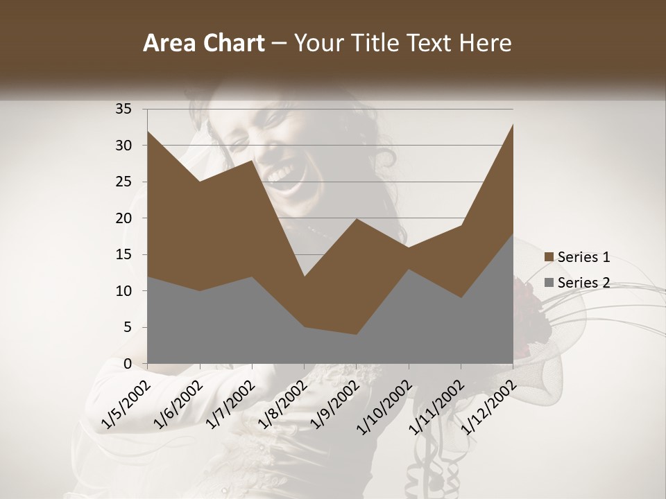 Model Woman Femininity PowerPoint Template