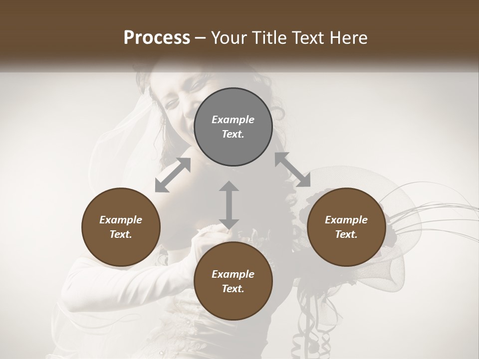 Model Woman Femininity PowerPoint Template