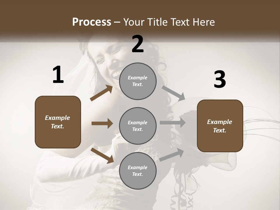 Model Woman Femininity PowerPoint Template
