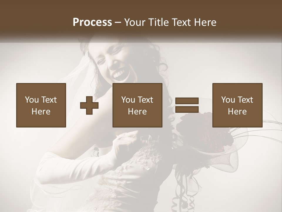 Model Woman Femininity PowerPoint Template