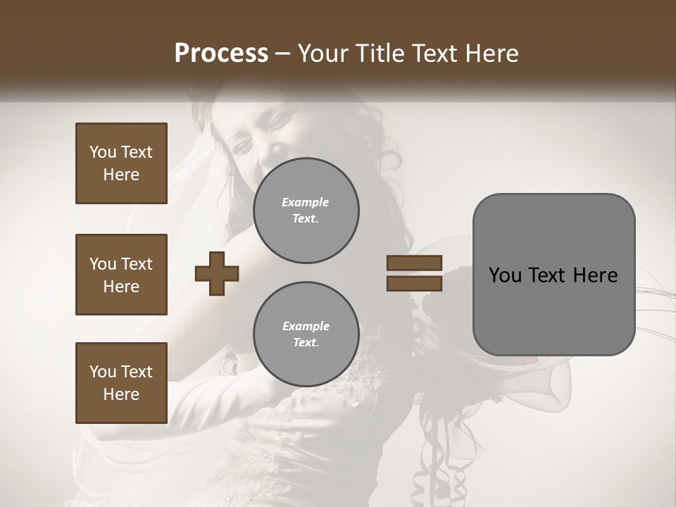 Model Woman Femininity PowerPoint Template