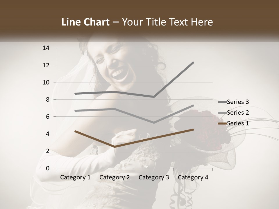 Model Woman Femininity PowerPoint Template