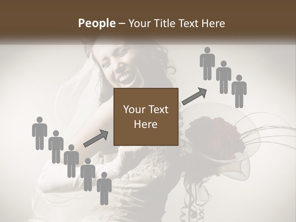 Model Woman Femininity PowerPoint Template