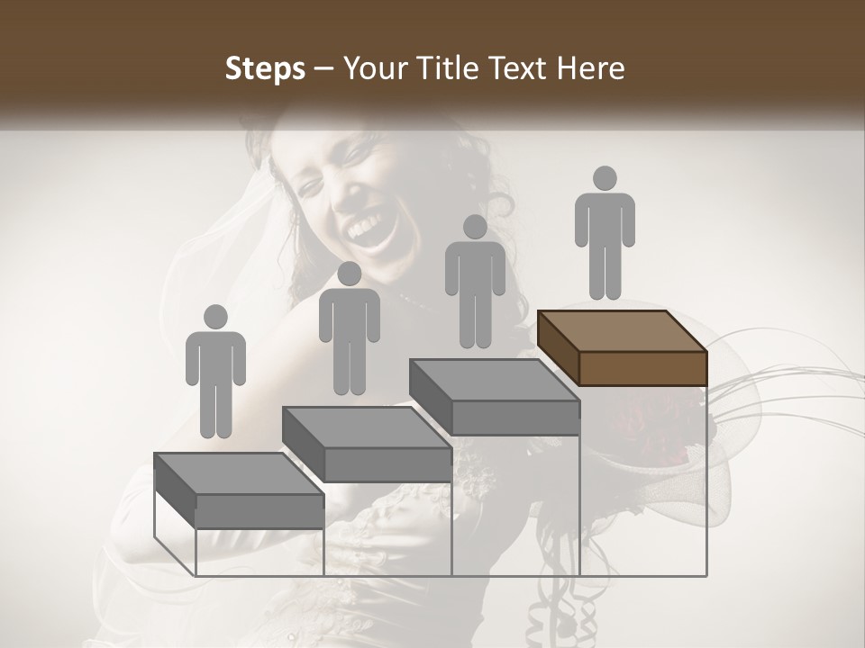 Model Woman Femininity PowerPoint Template