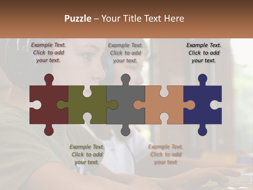 Happy Profile Technology PowerPoint Template