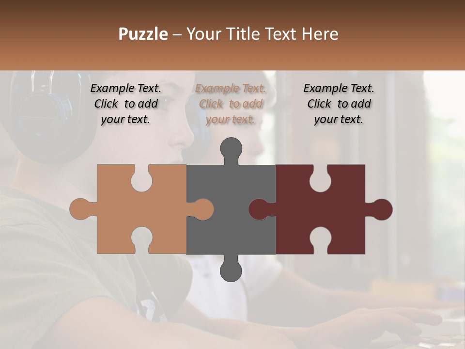 Happy Profile Technology PowerPoint Template