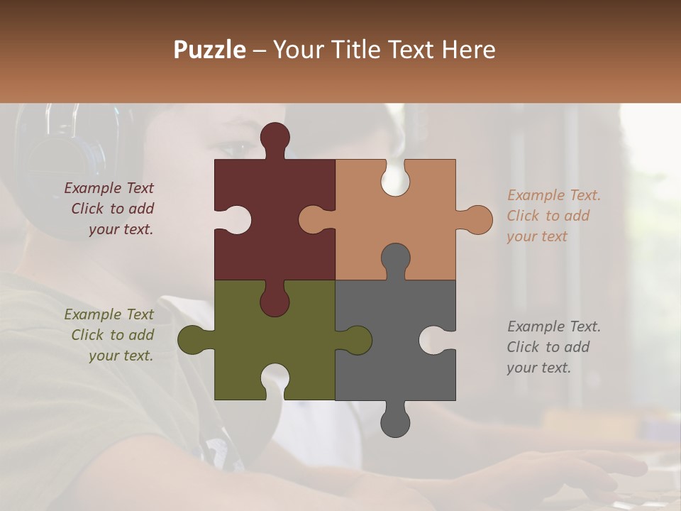 Happy Profile Technology PowerPoint Template