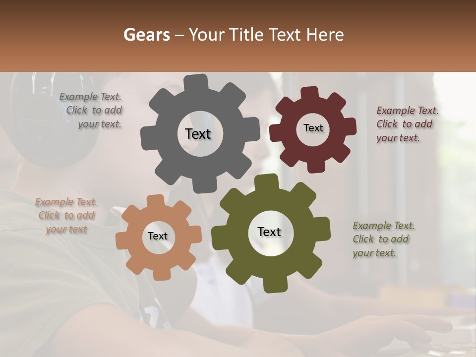 Happy Profile Technology PowerPoint Template