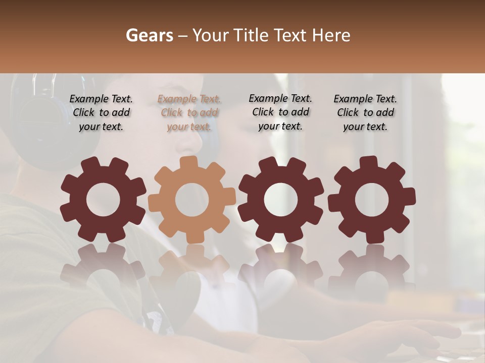 Happy Profile Technology PowerPoint Template