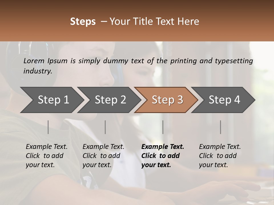 Happy Profile Technology PowerPoint Template