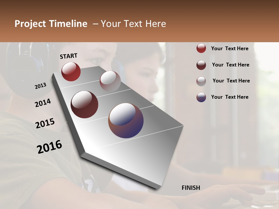 Happy Profile Technology PowerPoint Template