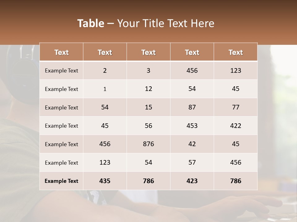 Happy Profile Technology PowerPoint Template