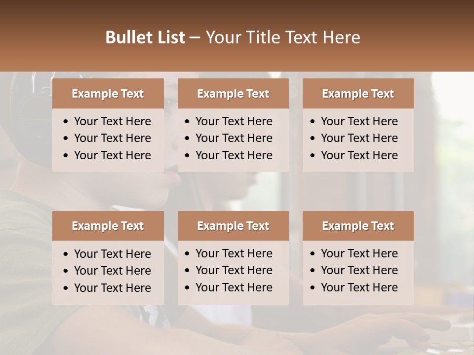 Happy Profile Technology PowerPoint Template
