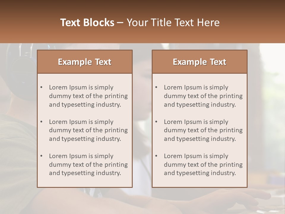 Happy Profile Technology PowerPoint Template