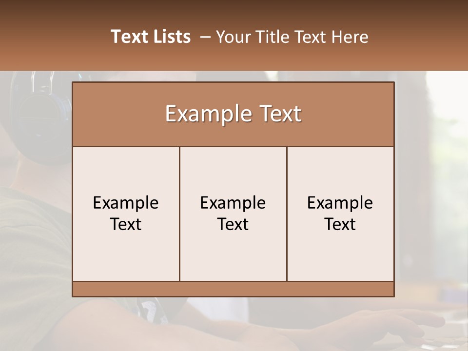 Happy Profile Technology PowerPoint Template