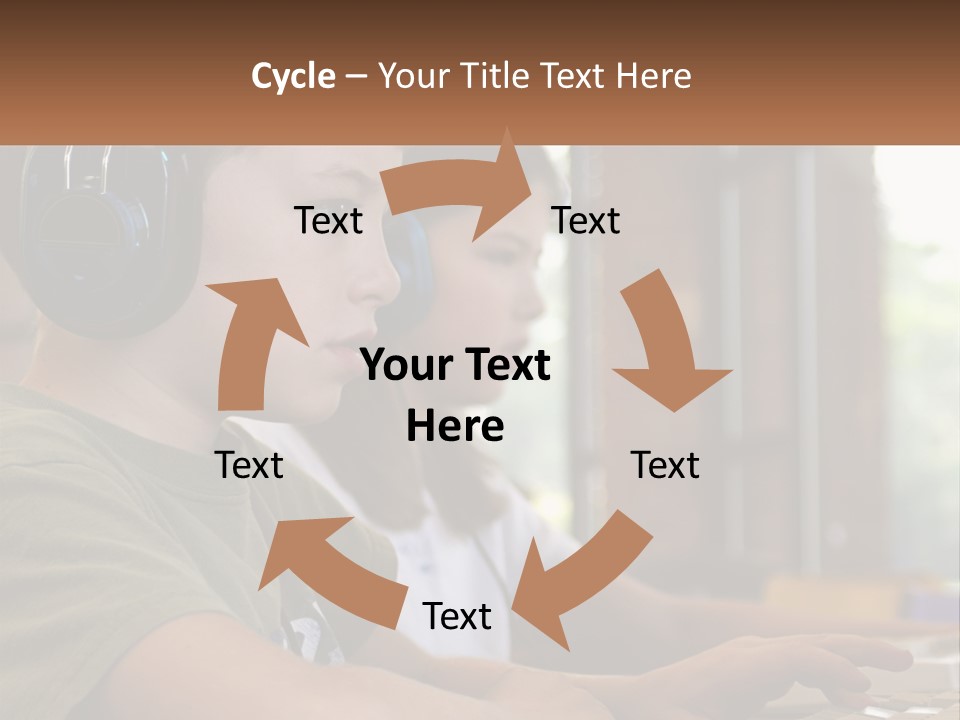 Happy Profile Technology PowerPoint Template
