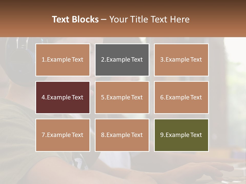 Happy Profile Technology PowerPoint Template