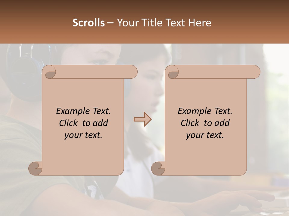 Happy Profile Technology PowerPoint Template