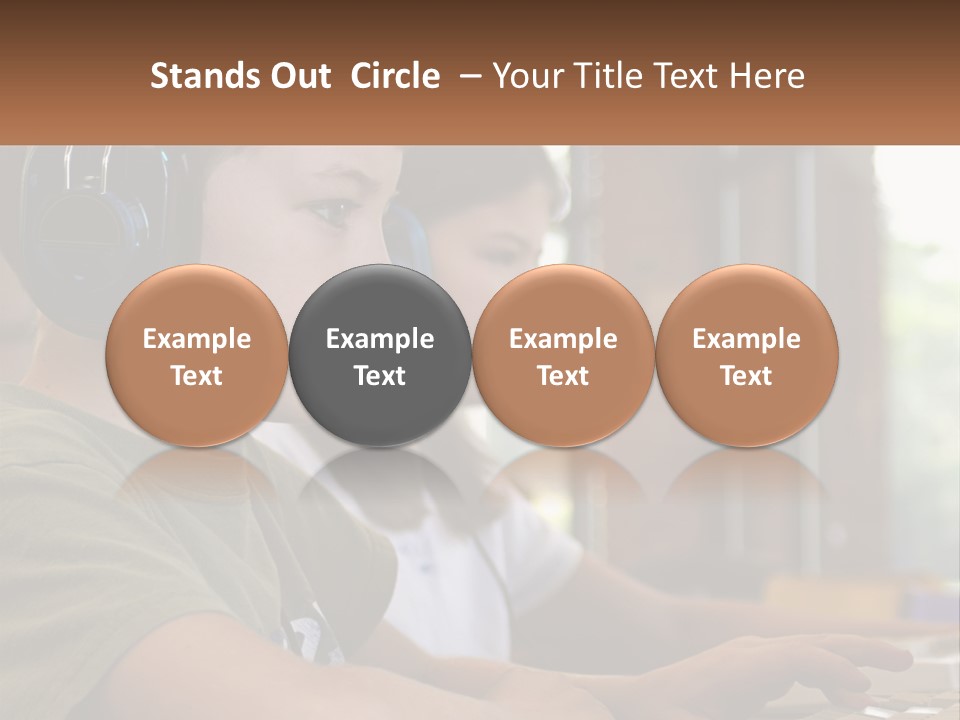 Happy Profile Technology PowerPoint Template