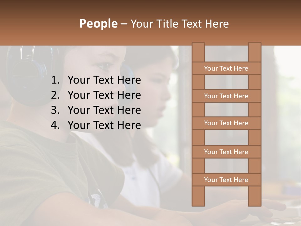 Happy Profile Technology PowerPoint Template