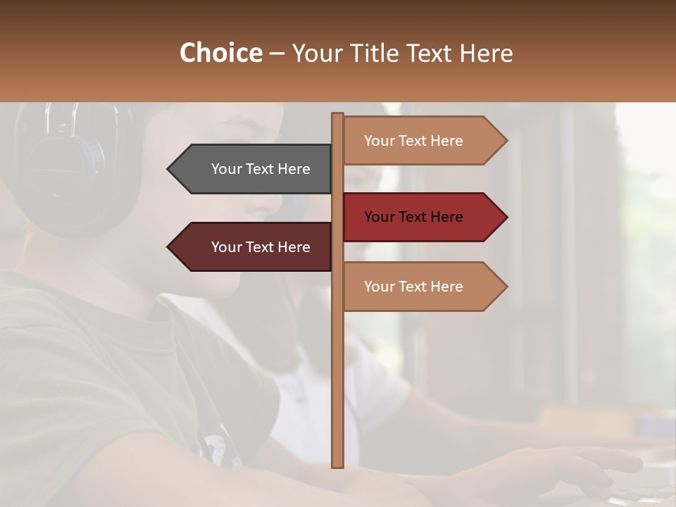 Happy Profile Technology PowerPoint Template