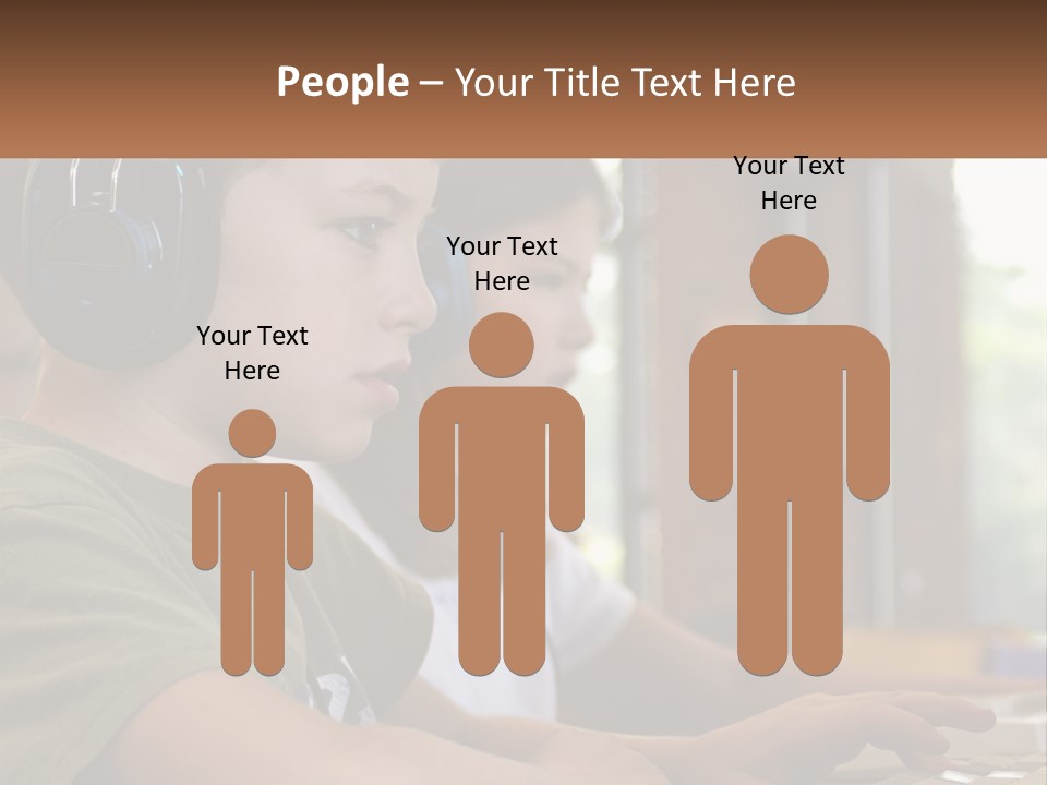 Happy Profile Technology PowerPoint Template