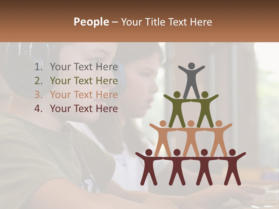 Happy Profile Technology PowerPoint Template