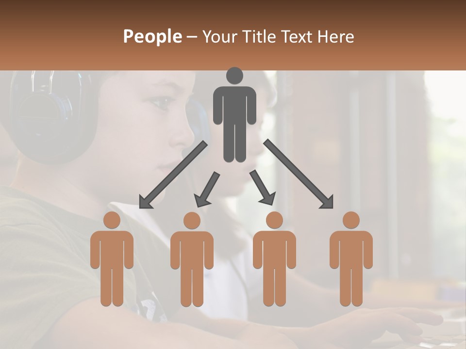 Happy Profile Technology PowerPoint Template