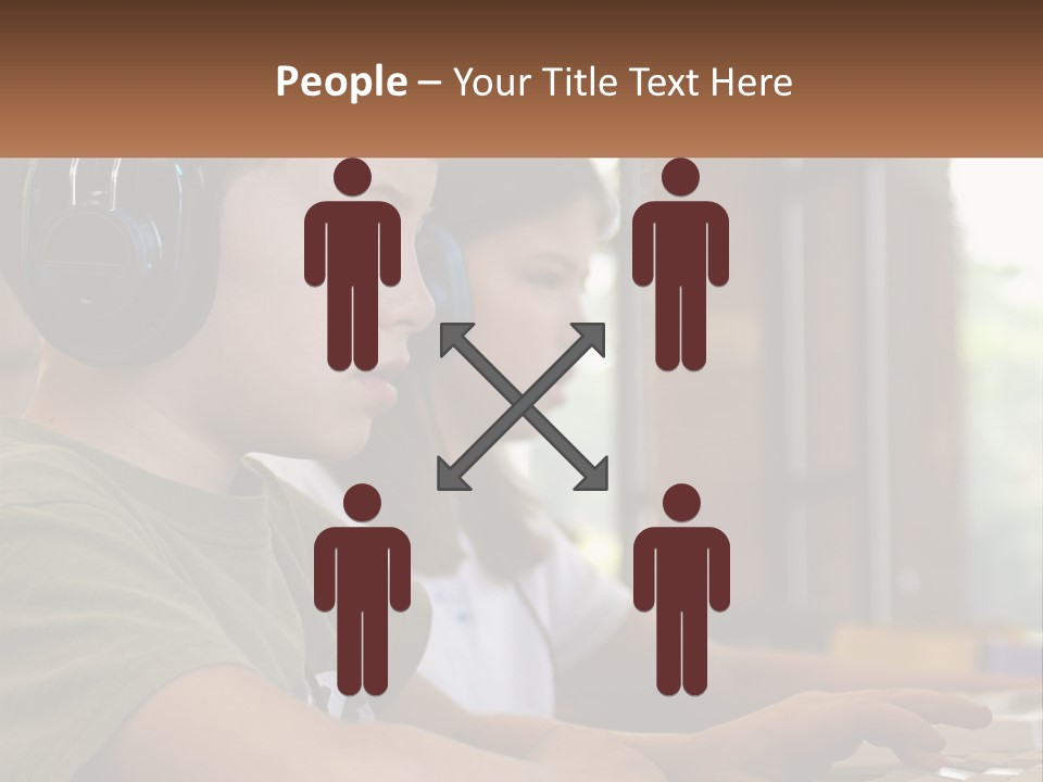 Happy Profile Technology PowerPoint Template