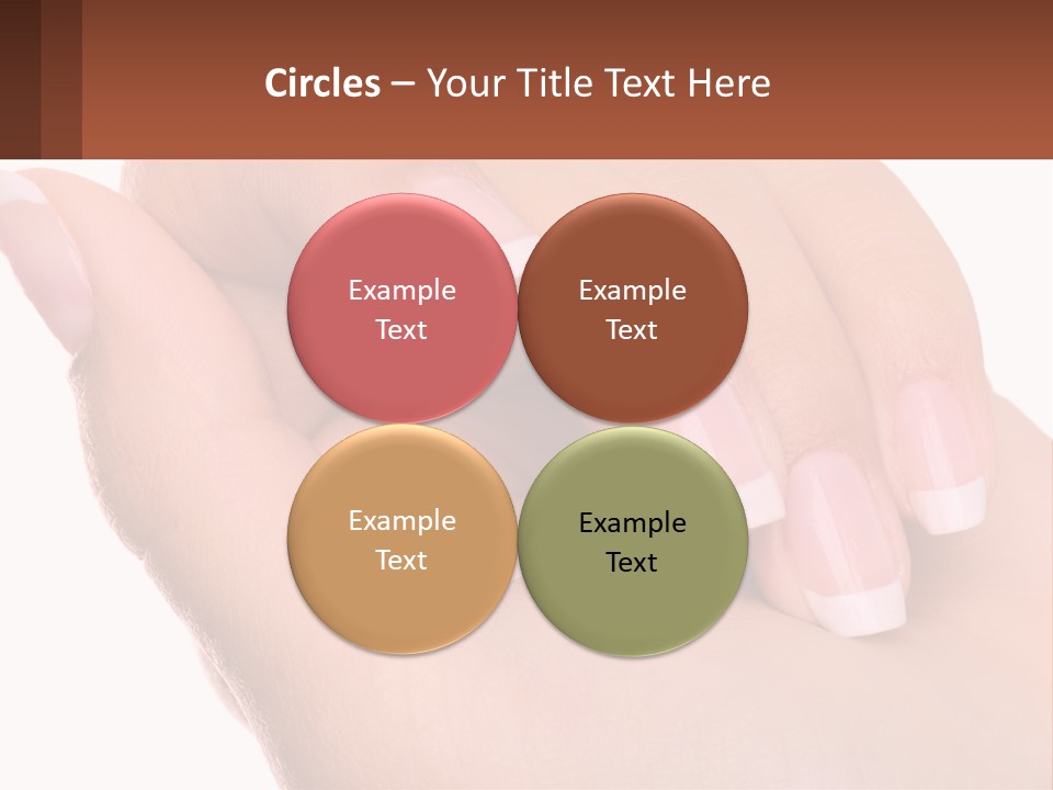 Thumb Care Arm PowerPoint Template