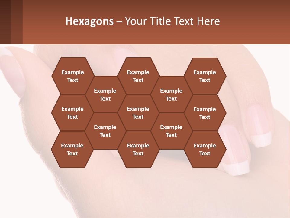 Thumb Care Arm PowerPoint Template