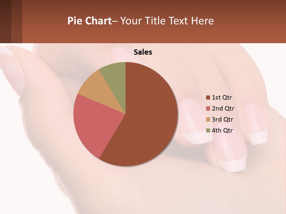 Thumb Care Arm PowerPoint Template