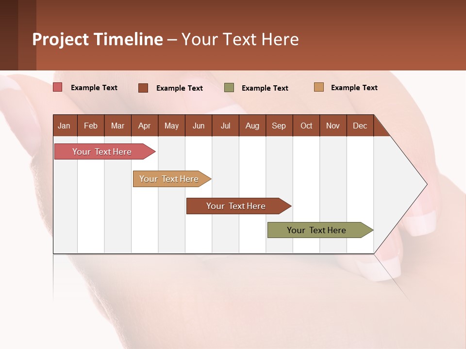 Thumb Care Arm PowerPoint Template