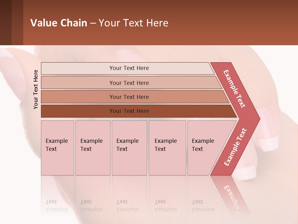 Thumb Care Arm PowerPoint Template