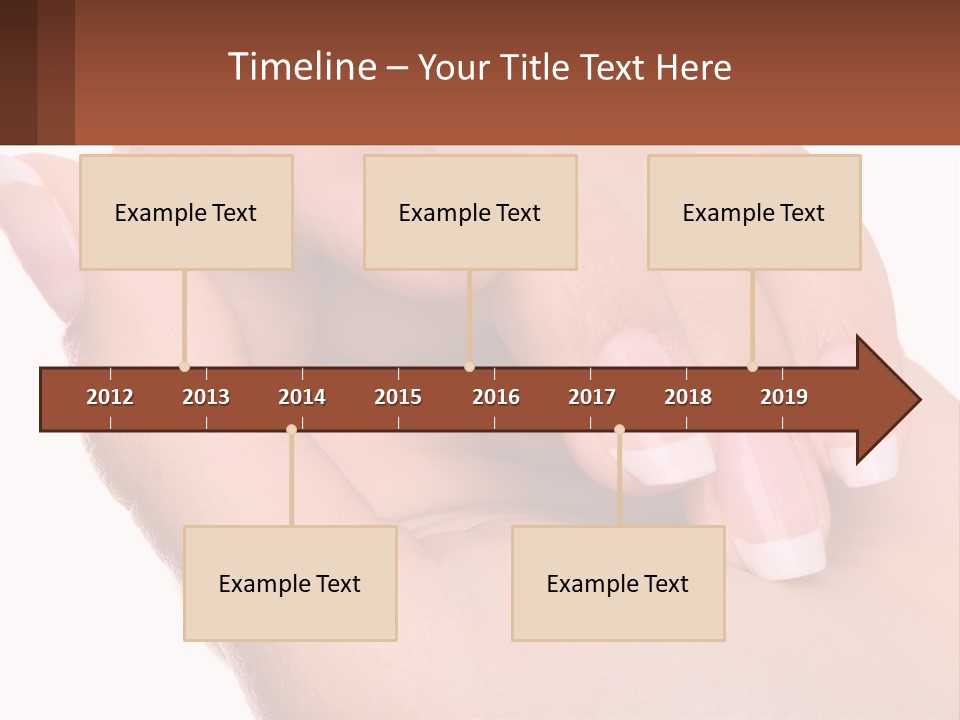 Thumb Care Arm PowerPoint Template