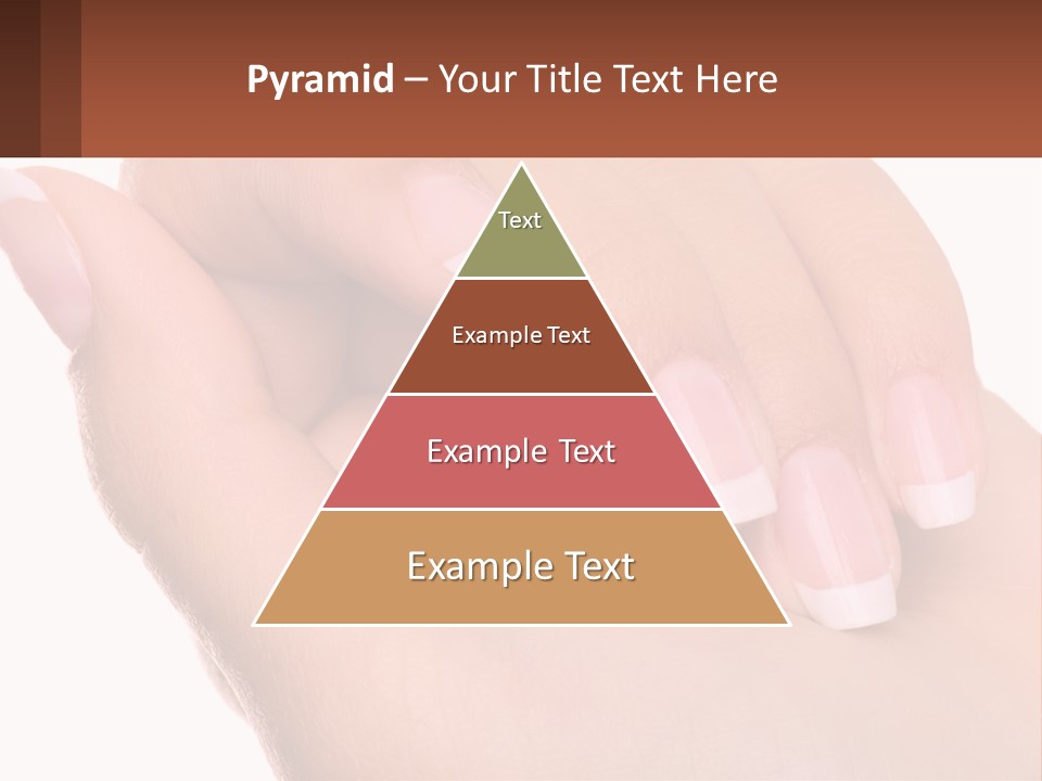 Thumb Care Arm PowerPoint Template