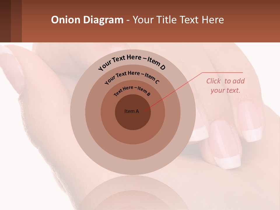 Thumb Care Arm PowerPoint Template