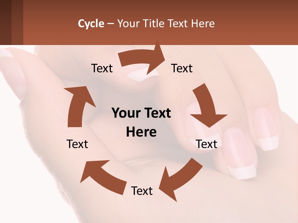 Thumb Care Arm PowerPoint Template
