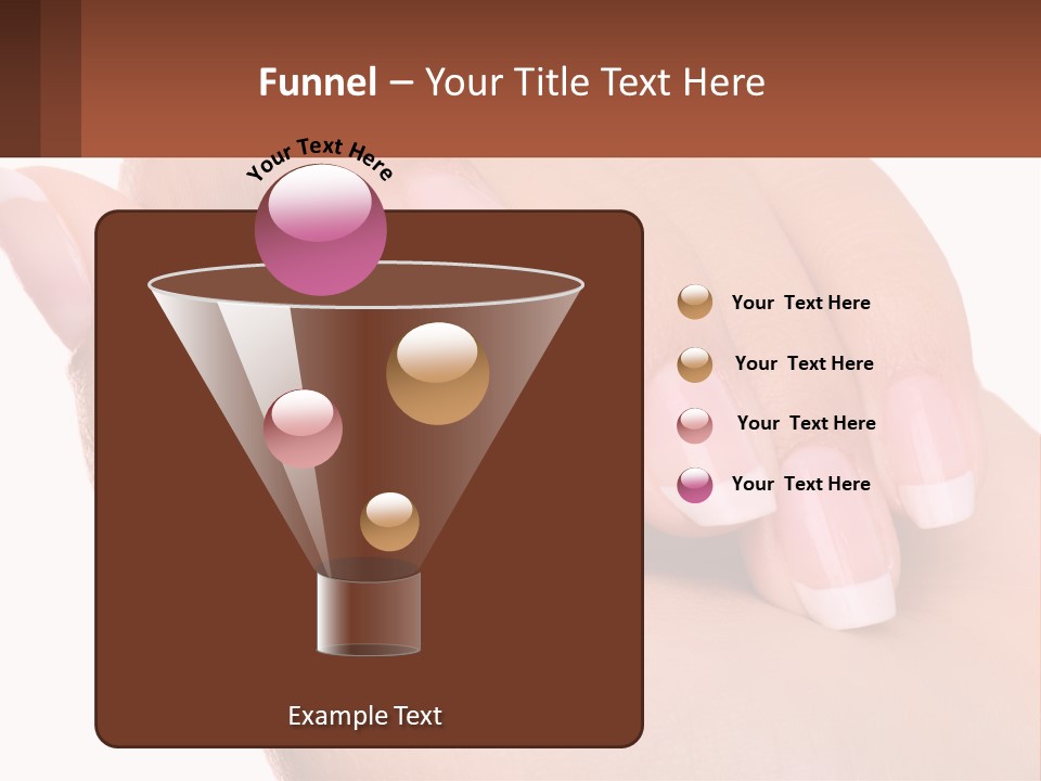 Thumb Care Arm PowerPoint Template